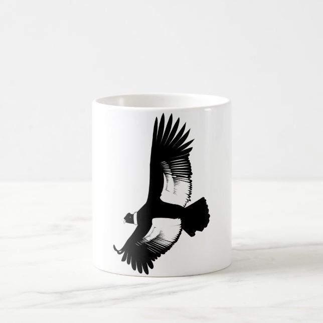 Flying Andean Condor Coffee Mug (Center)
