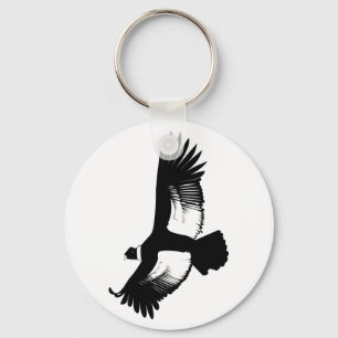 Flying Andean Condor Keychain