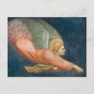 Flying angel (Giotto follower) CC0508 Postcard