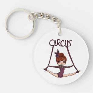 Flying at heights keychain