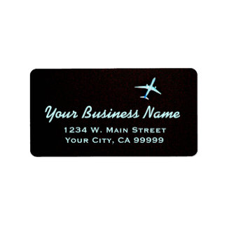 Flying Away | High Altitude Airplane Label