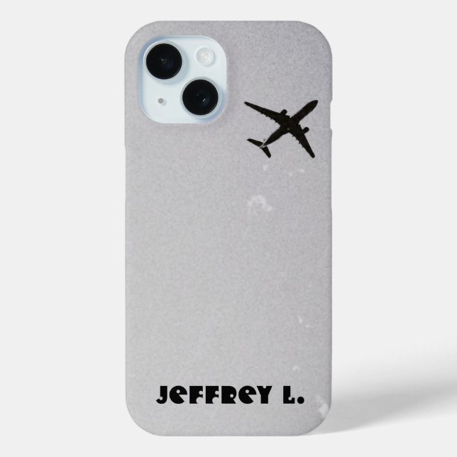 Flying Away | High Altitude Airplane Personalized Case-Mate iPhone Case (Back)