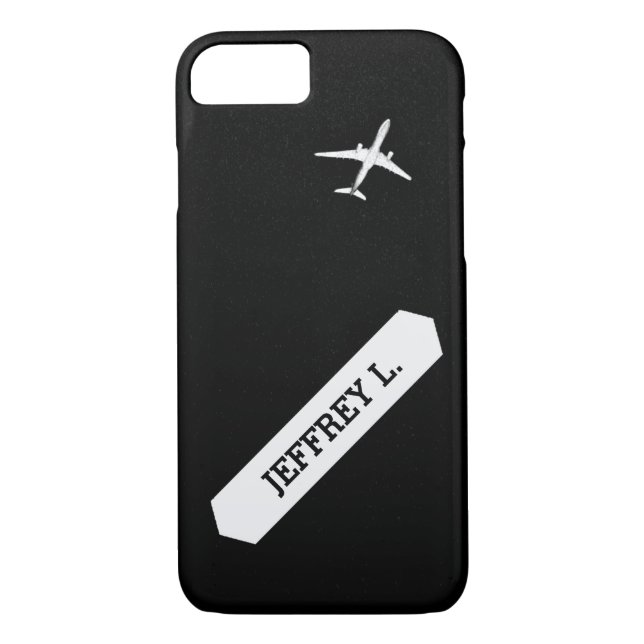 Flying Away | High Altitude Airplane Personalized Case-Mate iPhone Case (Back)