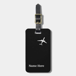 Flying Away / Jet Airplane / Pilots Gifts Luggage Tag