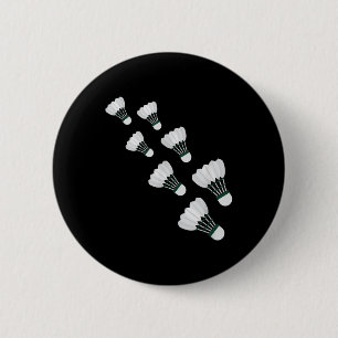 Flying Badminton Shuttles 2 Inch Round Button
