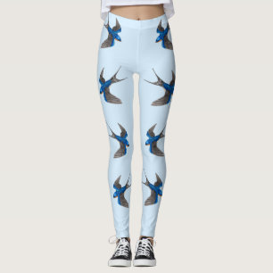 Flying Barn Swallow Leggings