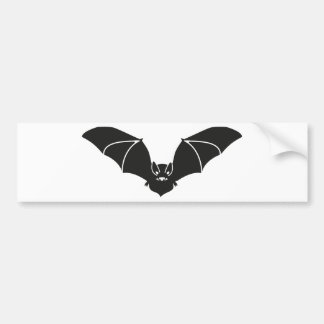 Flying bat bumper sticker