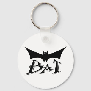 Flying bat keychain