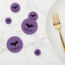 Flying Bat on Purple