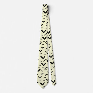 Flying Bat on Yellow Tie