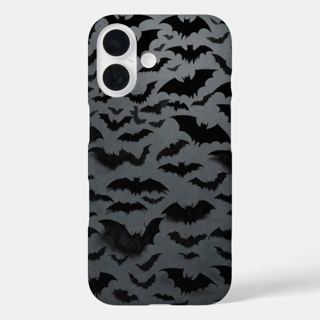 Flying Bat Pattern Halloween Case-Mate iPhone Case (Back)