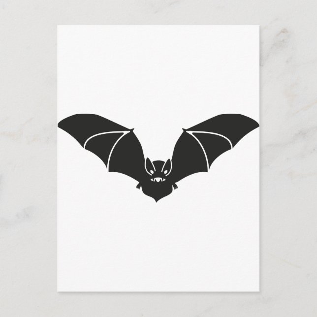 Flying bat postcard (Front)