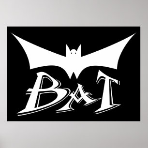 Flying bat poster