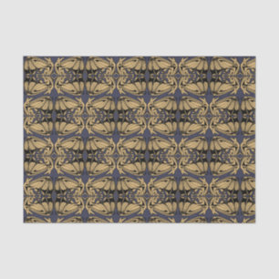 Flying Bats Art Nouveau Pattern Tissue Paper
