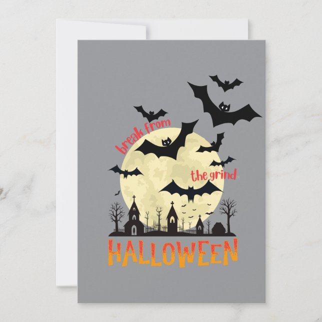 Flying Bats BFTG  Invitation (Front)