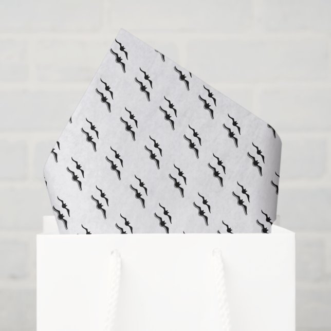 Flying Bats, Halloween Tissue Paper (Gift Bag)