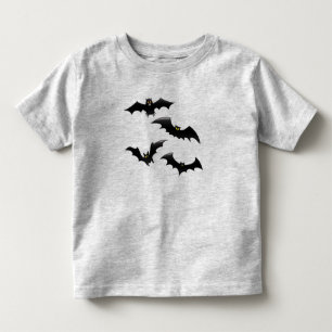 Flying Bats Halloween Toddler T-shirt