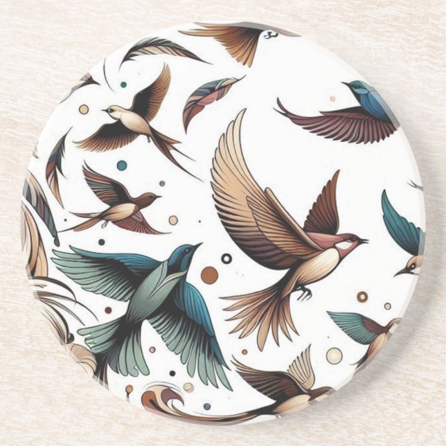 Flying beauty  coaster (Front)