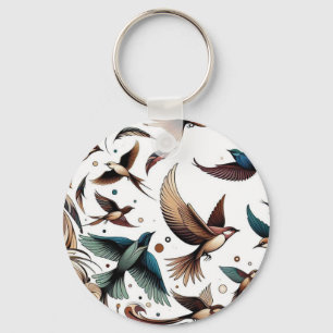 Flying beauty  keychain