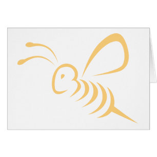 Flying Bee Insect Logo
