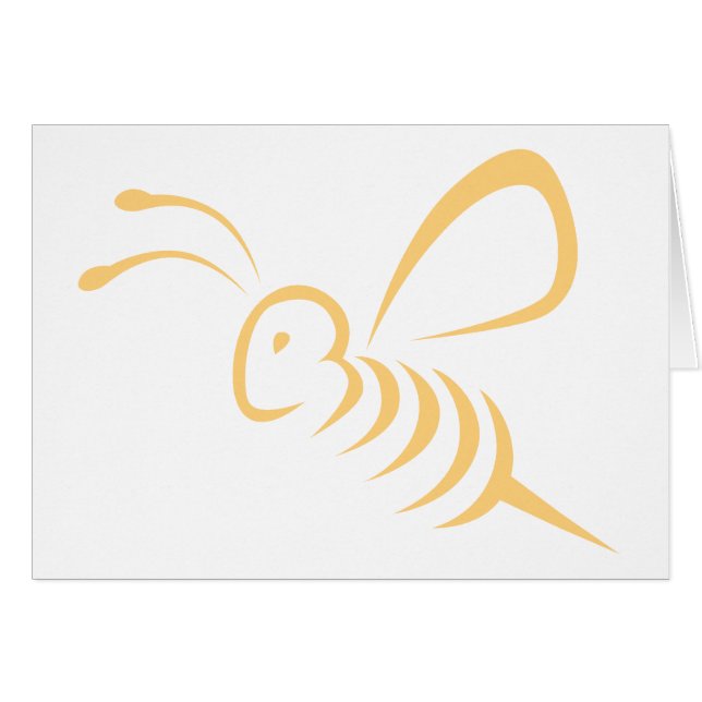 Flying Bee Insect Logo (Front Horizontal)