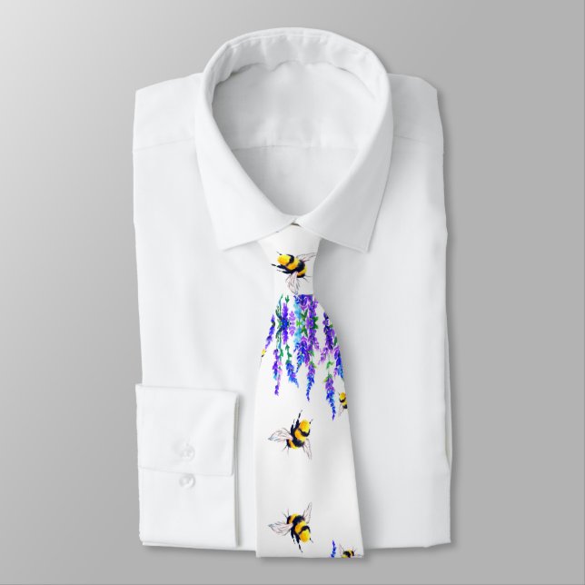Flying Bee Neck Tie (Tied)