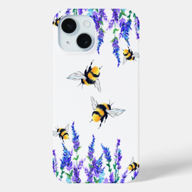 Flying Bees iPhone Case (Back)