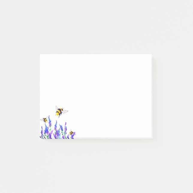 Flying Bees Post-it® Notes (Front)