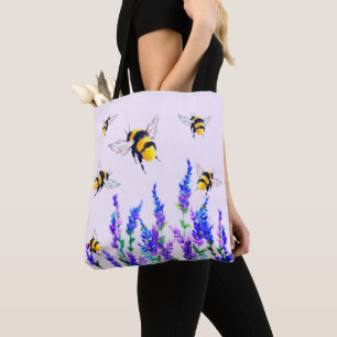 Flying Bees Tote Bag