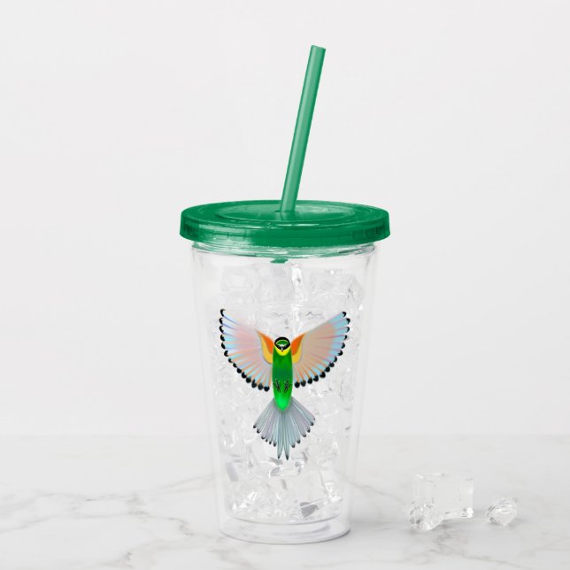 Flying Bird Acrylic Tumbler (Back Ice)