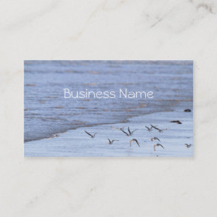 Flying Birds along the Shoreline  Business Card