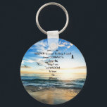 Flying Birds In Heaven Serenity Prayer Keychain<br><div class="desc">Serenity Prayer Inspirational Quote With Beautiful Flying Birds In Heaven “God, grant me the serenity to accept the things I cannot change; courage to change the things I can; and wisdom to know the difference.”</div>