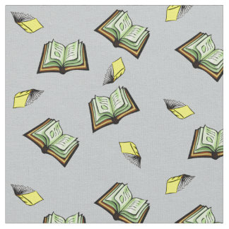 Flying Books! Fabric