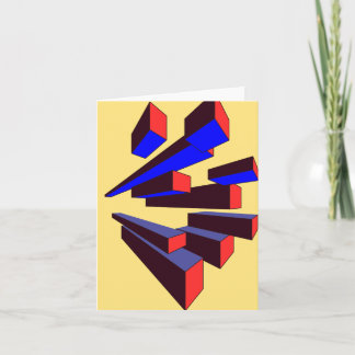 Flying Boxes Note Card