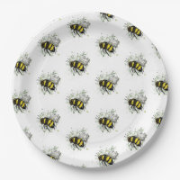 Flying Bumble BEE, Freehand Digital Drawing Insect