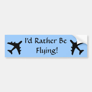 Flying Bumper Sticker