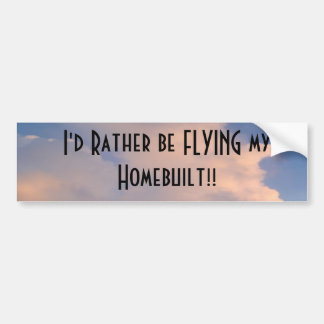 Flying Bumper Sticker