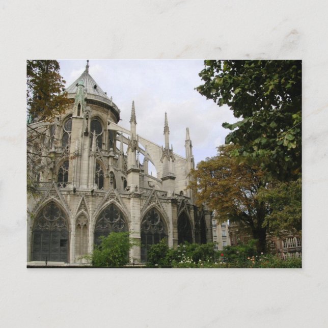 Flying Butteresses Postcard (Front)