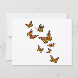 Flying Butterflies - Butterfly Lover Gardener Ento