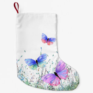 Flying Butterflies Christmas Stocking