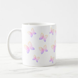flying butterflies nature coffee mug