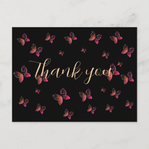 flying butterflies nature postcard