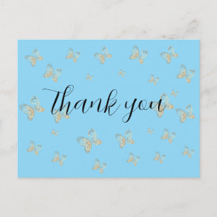 flying butterflies nature postcard