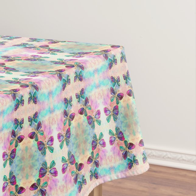 Flying Butterflies Tablecloth (In Situ)