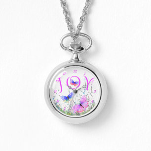 Flying Butterflies Watch Spring Joy