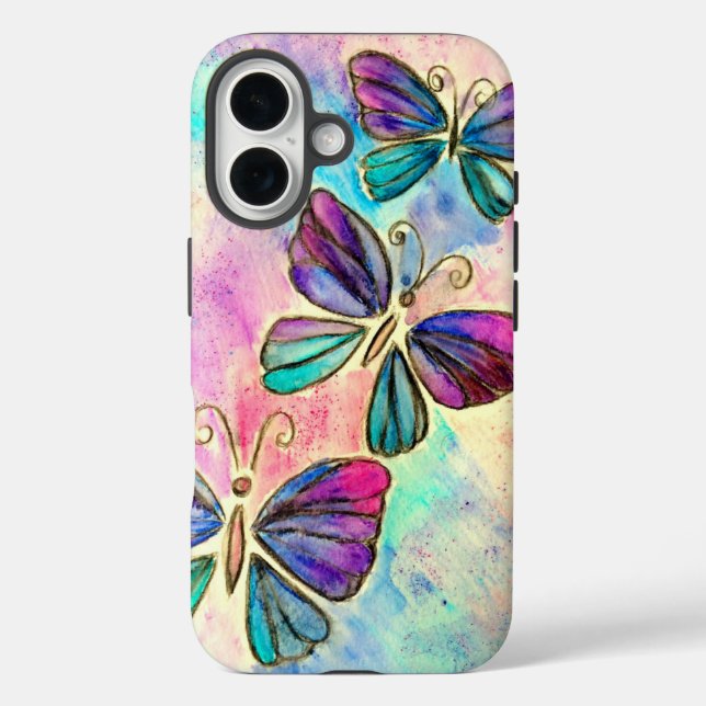 Flying Butterflly coque iphone (Verso)