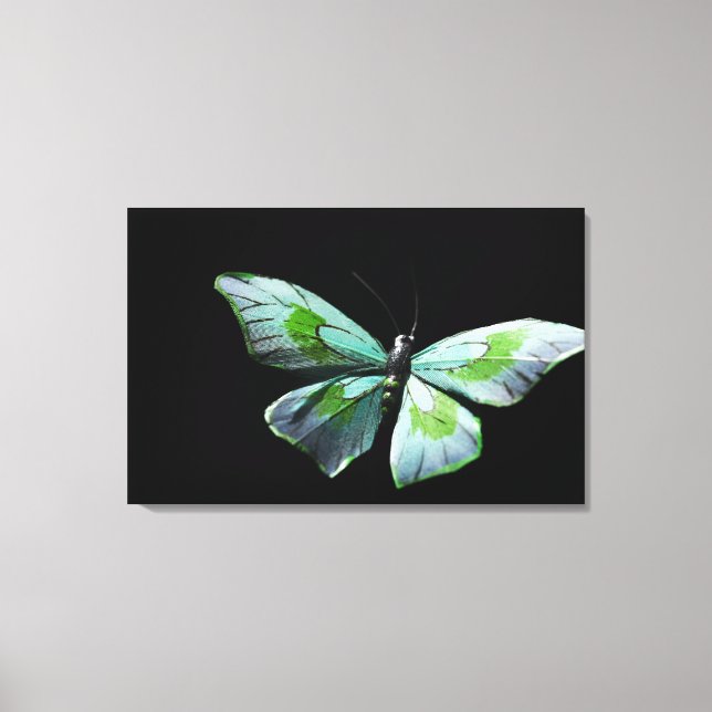 Flying butterfly canvas print (Front)