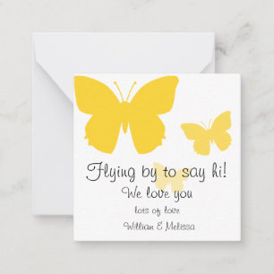 Flying By To Say Hi Card