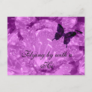 Flying By to Say Hi Postcard