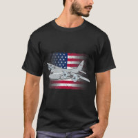 Flying C-130 American Flag Military Airplane C130 